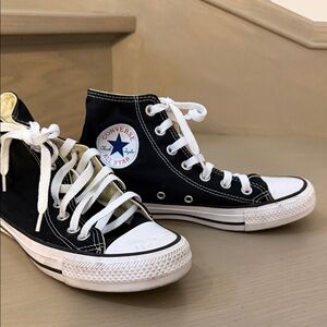 Converse Black and White High-Tops